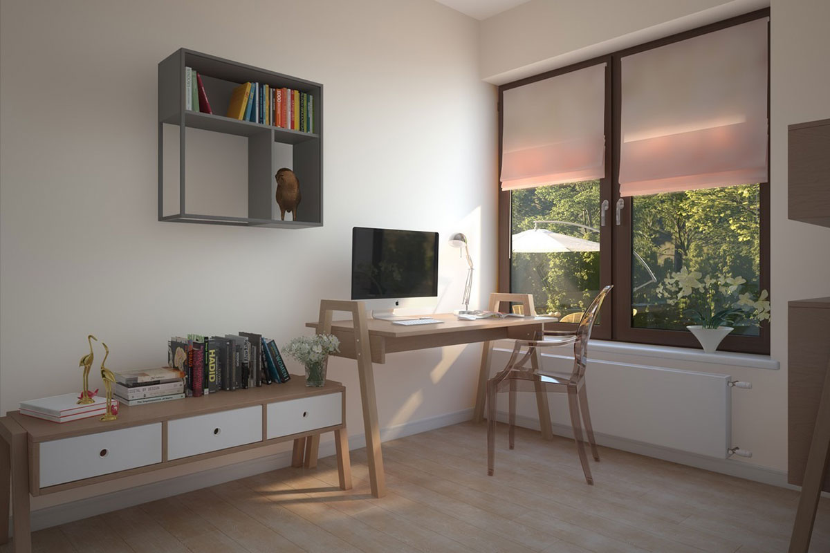 3-Bedroom, 1600 Sq Ft European House Plan with 2-Car Garage