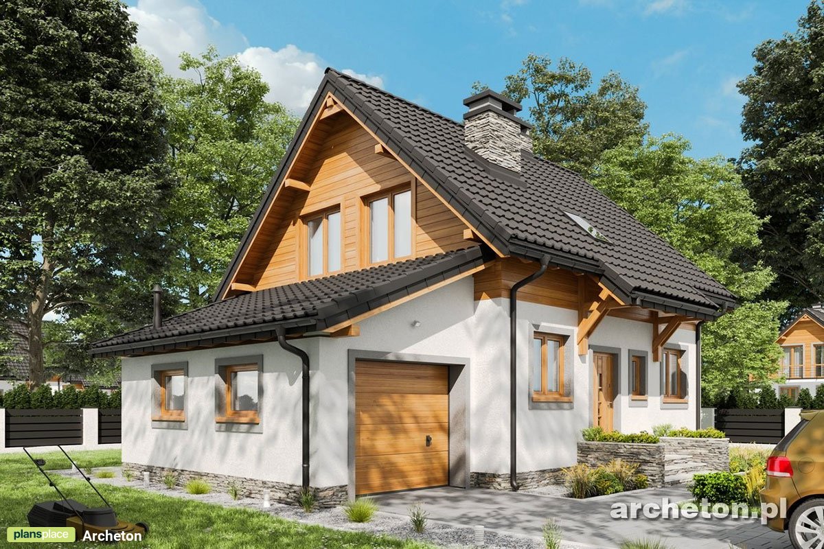 Simple House Plan with 3 Bedrooms and Attached Garage