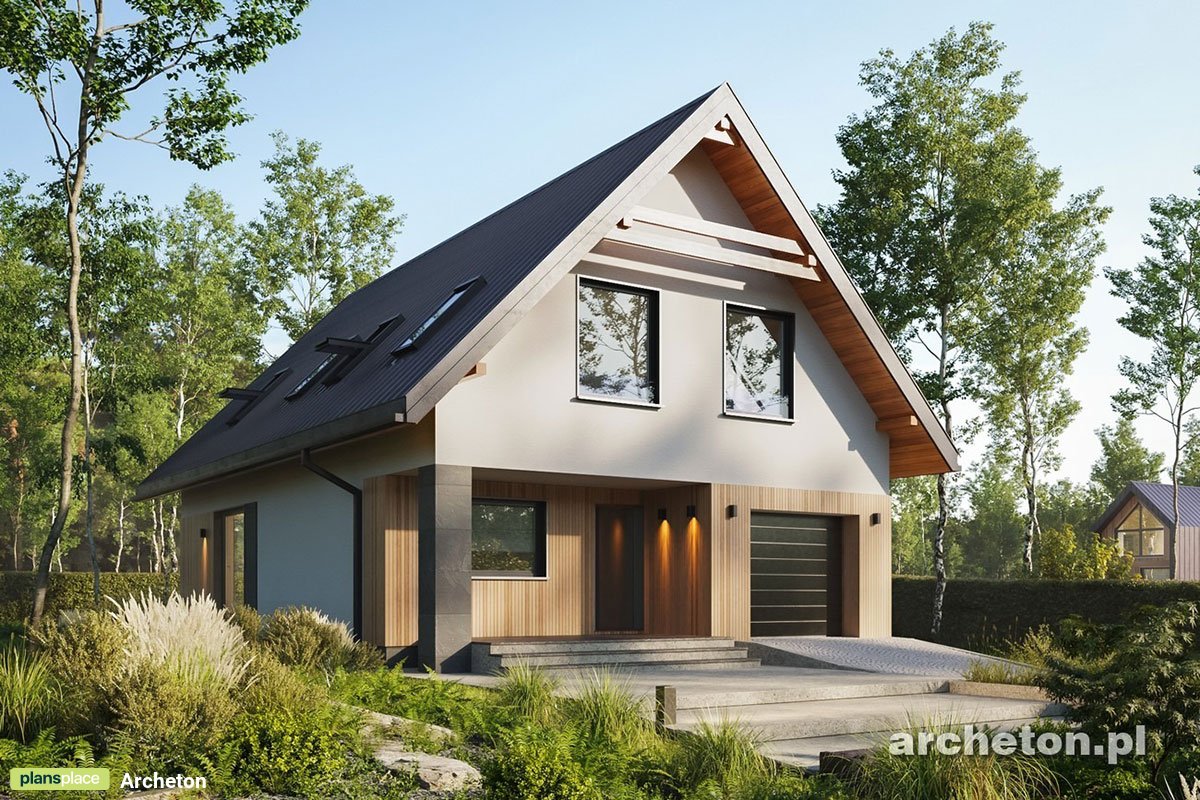 Two Story Home Plan with Upstairs Laundry Room