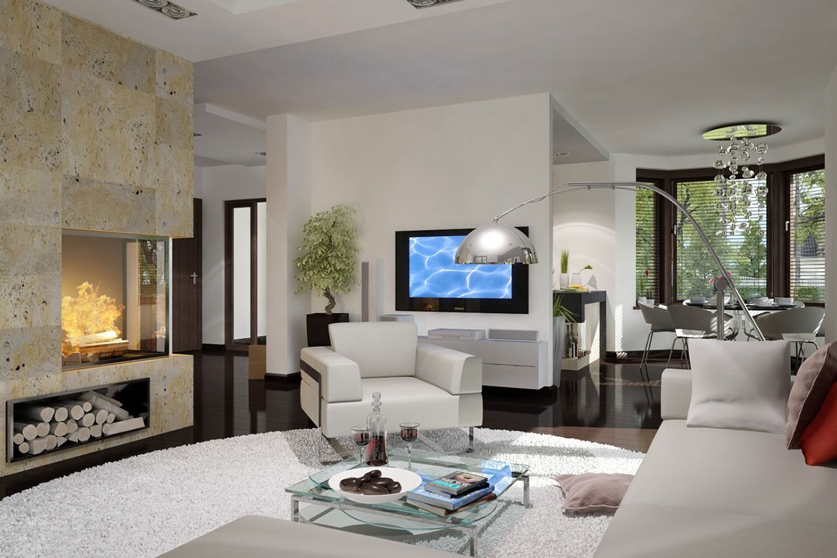 House Plan with Master Bedroom above 2-Car Garage