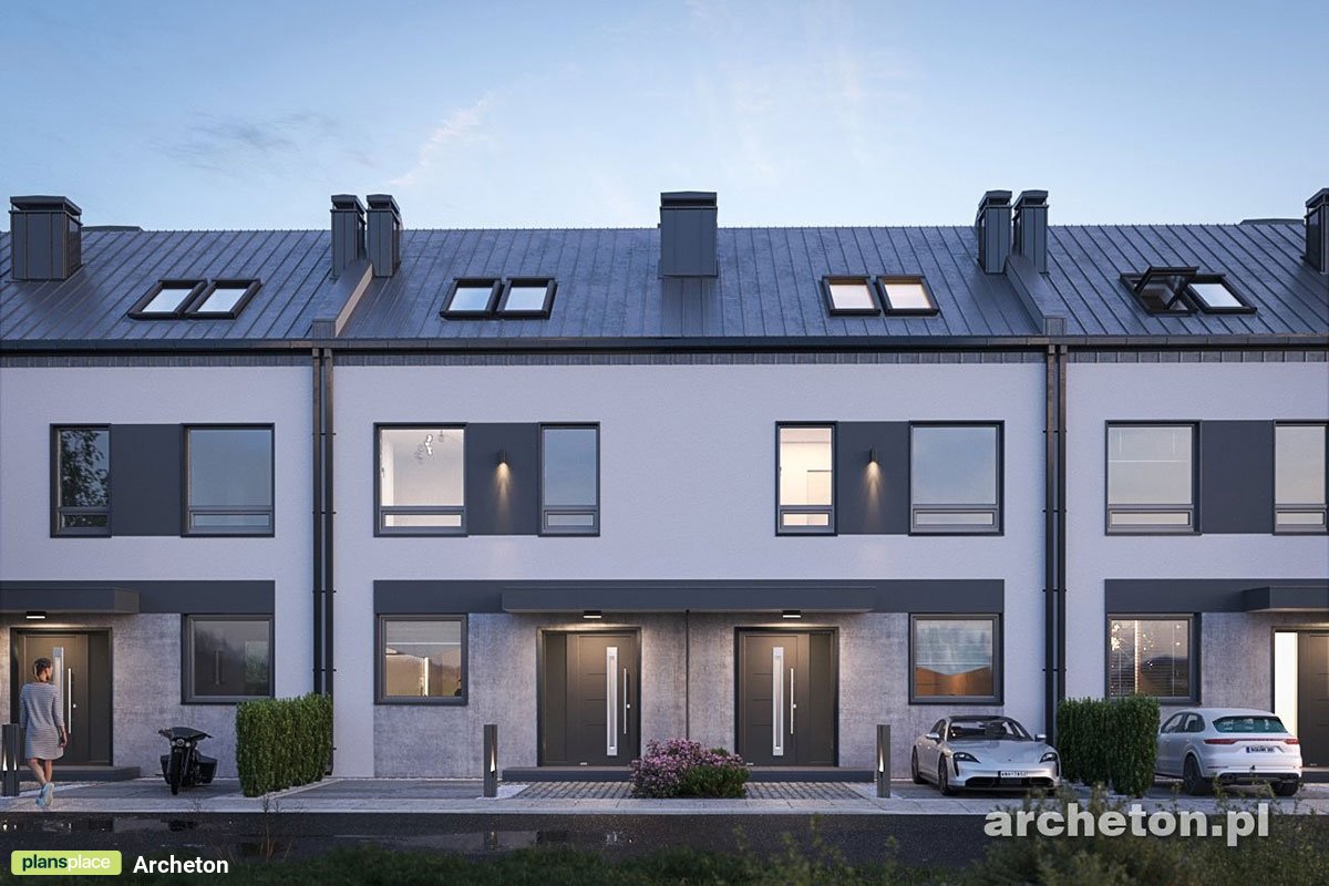 3-Story Townhouse Floor Plan with 3 Bedrooms per Unit