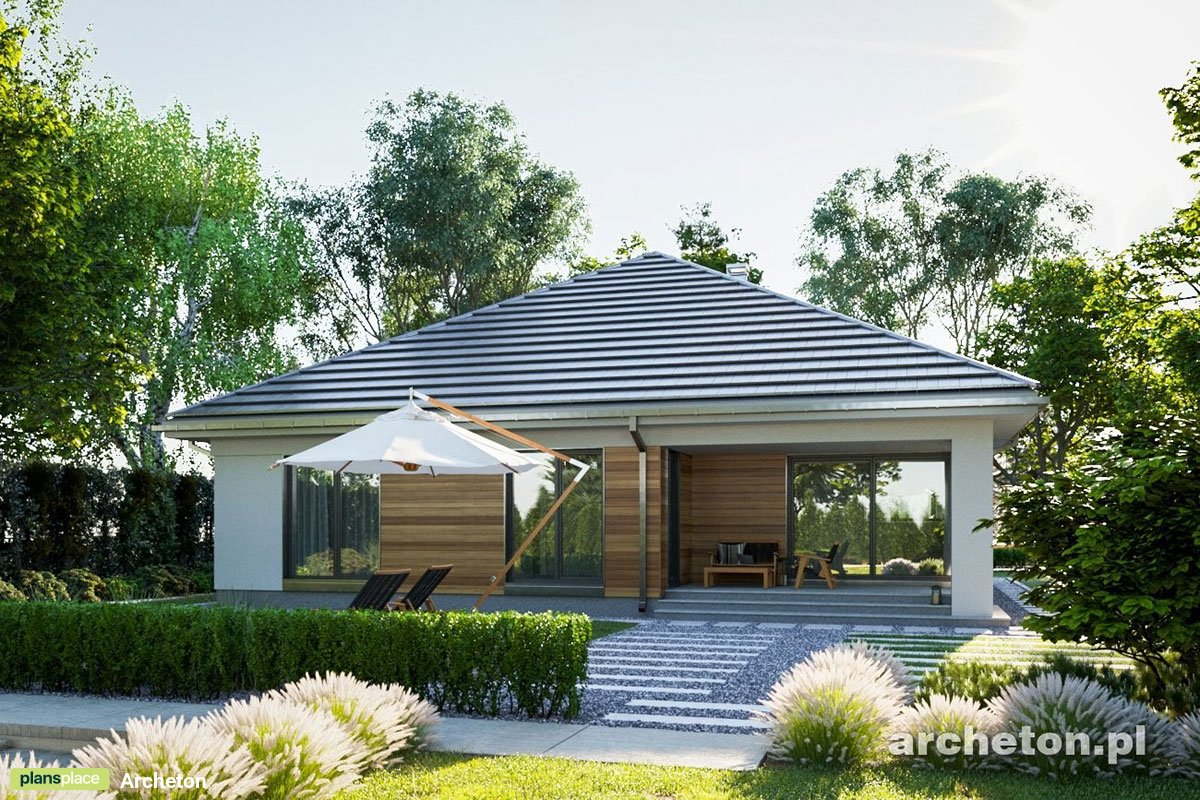 Home Plan with Open Floor Plan and 2-Car Front-Load Garage