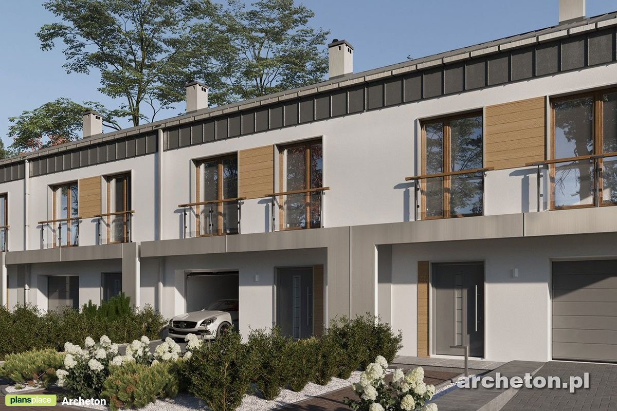 4-Bedroom Townhouse Plan with Bonus Level and 1-Car Garage