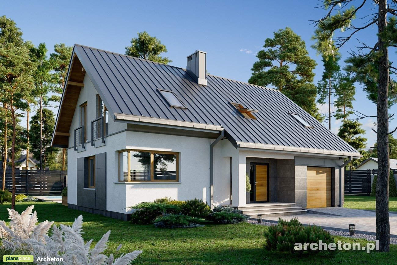 1700 Sq Ft 1.5-Story House Plan with 4 Bedrooms and Garage