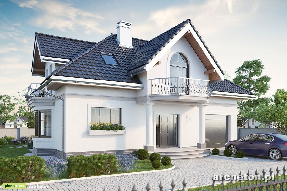 House Plan with 4 Bedrooms, 2 Home Offices and 1-Car Garage