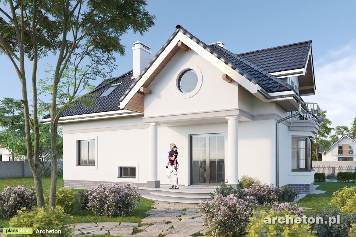 House Plan with 4 Bedrooms, 2 Home Offices and 1-Car Garage