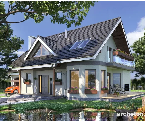 Miniatură 1 – Proiect de casa parter cu mansardă 262 m², 3 Dormitoare — 22978R