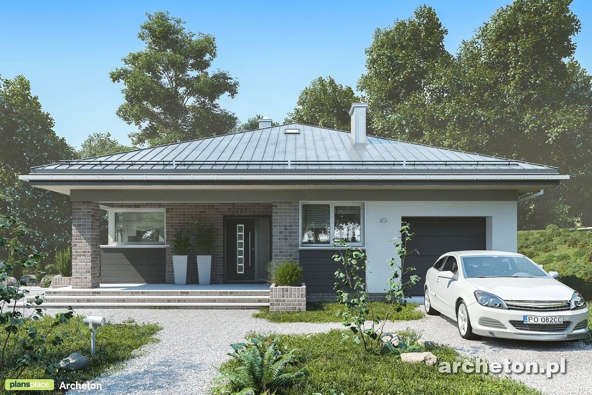 One-Story House Plan with Rear & Front Covered Porches