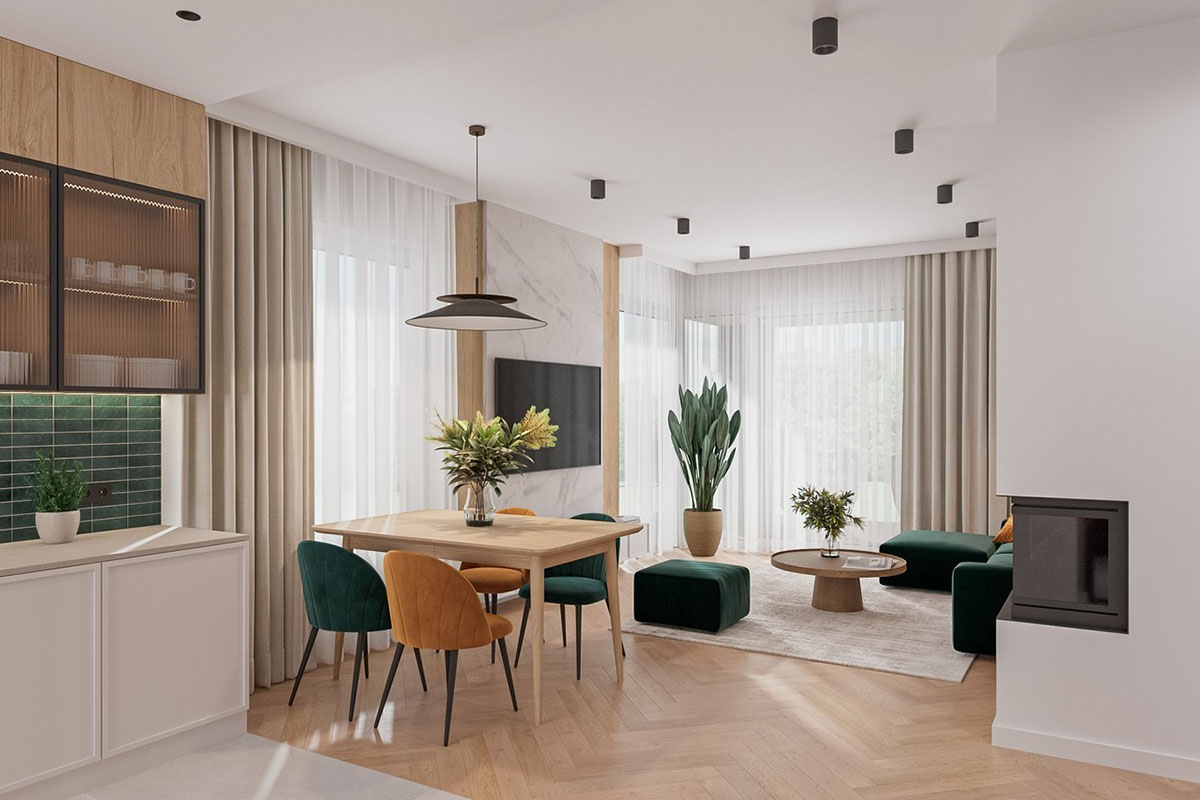 One-Story House Plan with Rear & Front Covered Porches