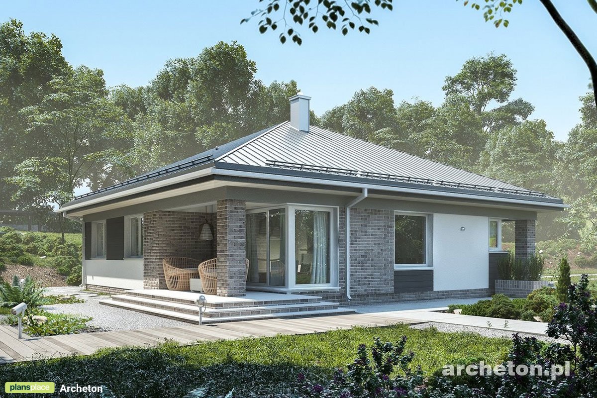 One-Story House Plan with Rear & Front Covered Porches