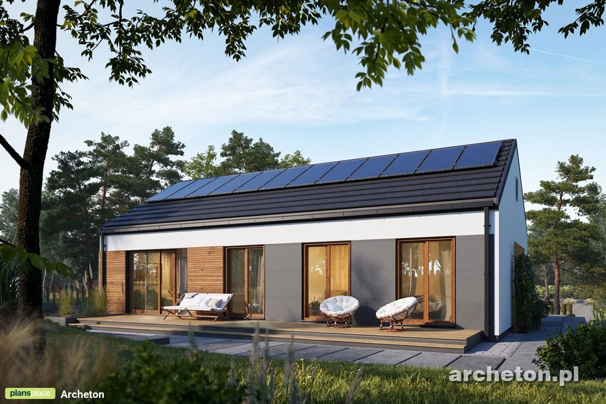 Barndominium House Plan with Gable Roof and 4 Bedrooms