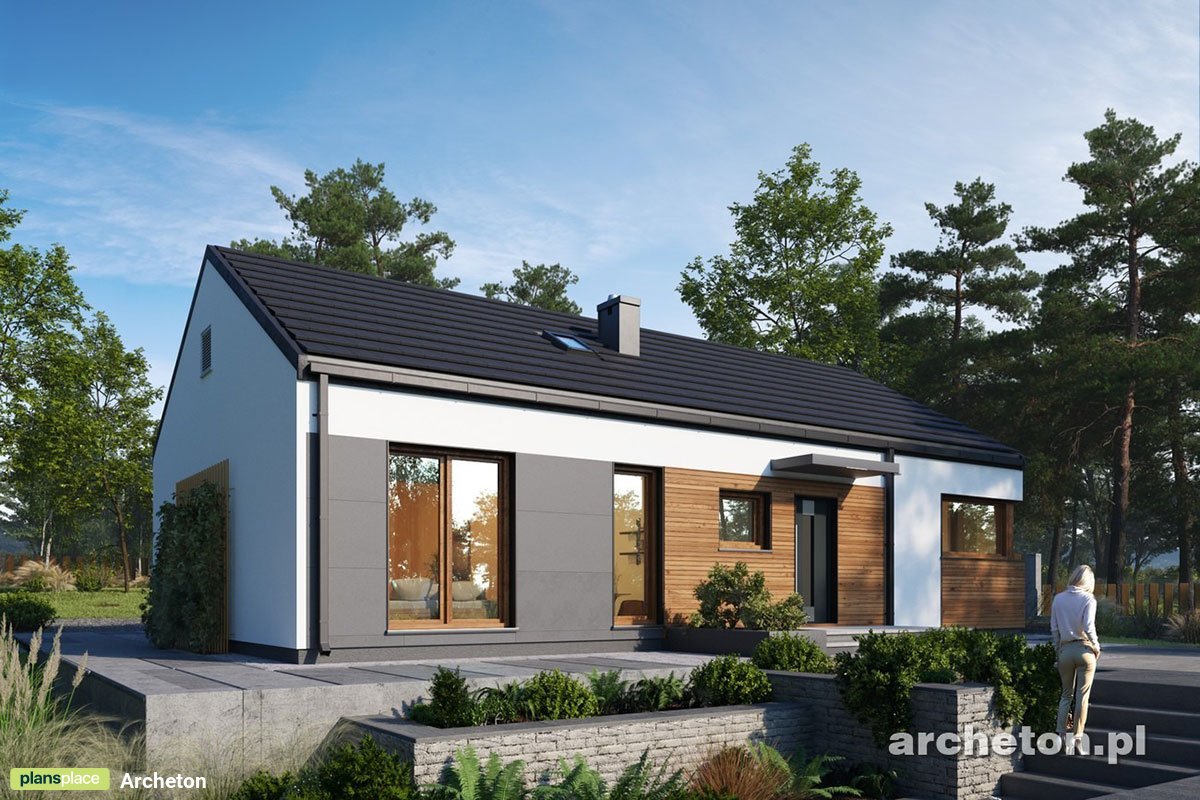 Barndominium House Plan with Gable Roof and 4 Bedrooms