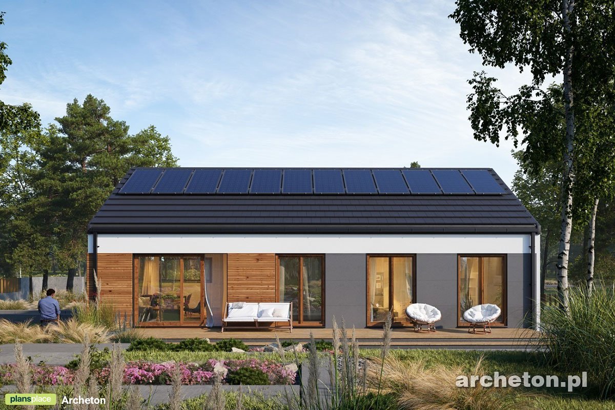 Barndominium House Plan with Gable Roof and 4 Bedrooms