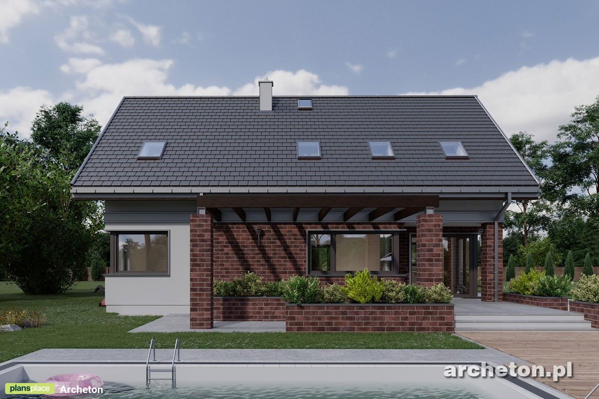 5-Bedroom, 2300 Sq Ft House Plan with Bonus Room above Garage