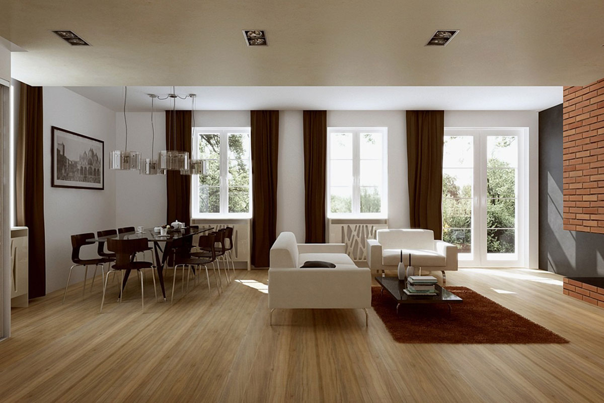 1300 Sq Ft Hipped Roof Cottage House Plan with Fireplace