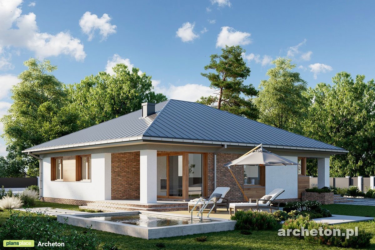 1-Story House Plan with 4 Bedrooms and Laundry