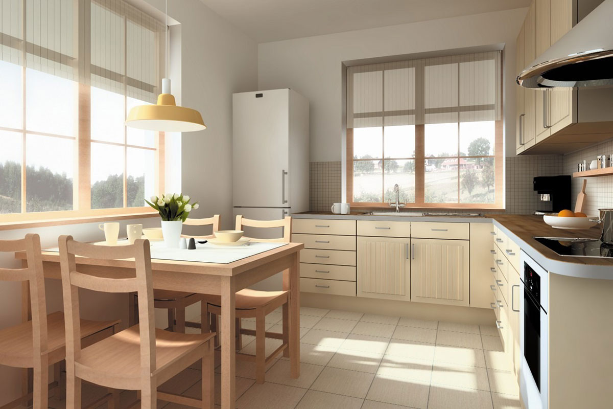 Cottage House Plan with Gambrel Roof and 1-Car Garage