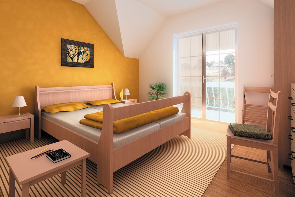 Cottage House Plan with Gambrel Roof and 1-Car Garage