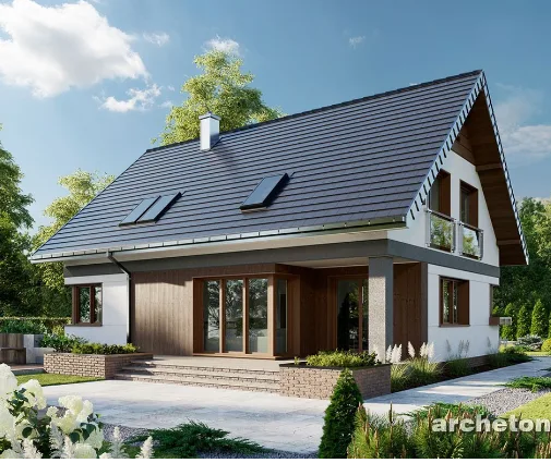 Miniatură 1 – Proiect de casa parter cu mansardă 214 m², 4 Dormitoare — 94351R