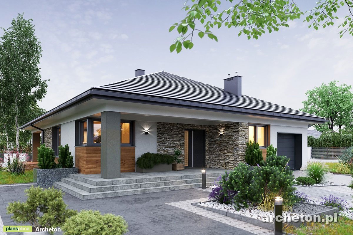Home Plan with Laundry Room by Garage and Open Floor Plan