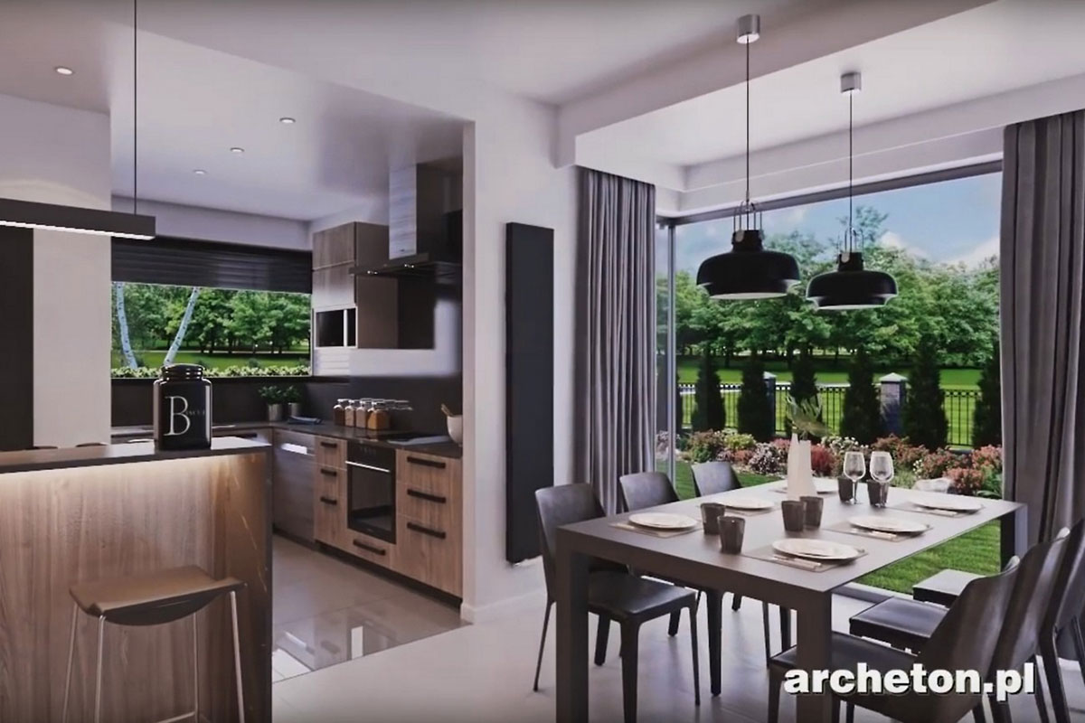 2300 Sq Ft Large House Plan with Bay Window and Rear Porch