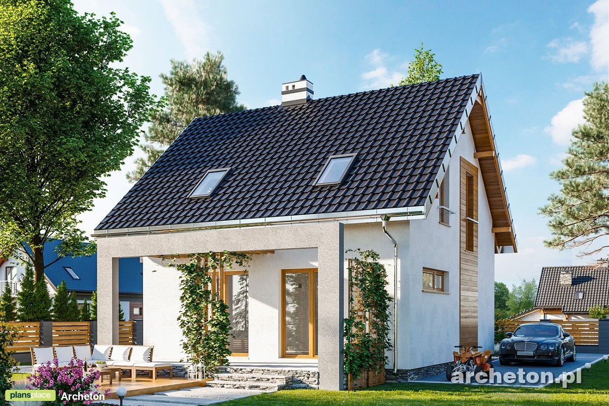 Simple House Plan with 3 Bedrooms and Full Rear Porch