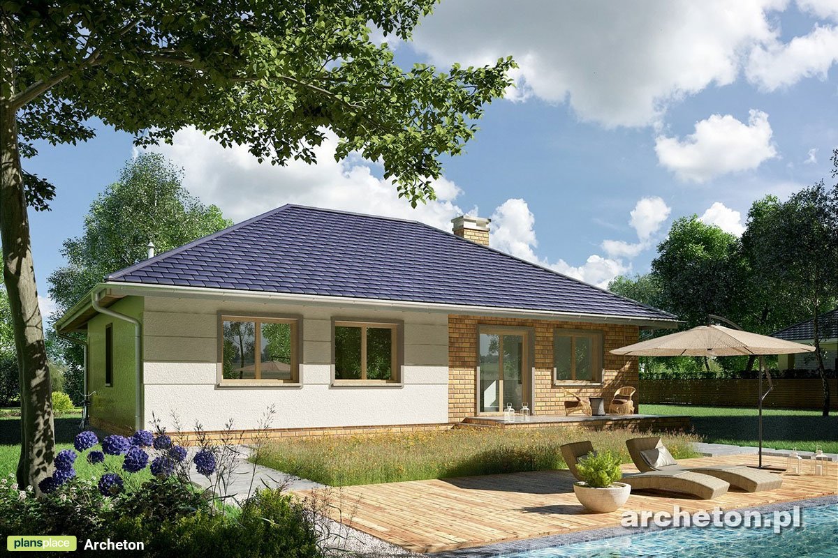 European House with Fireplace and Open Floor Plan