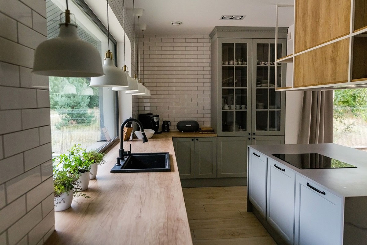 Home Plan with Fireplace in Family Room and Large Deck