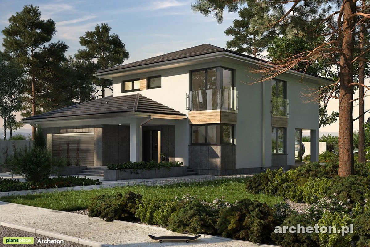 2-Story Home Plan with Fireplace in Large Family Room