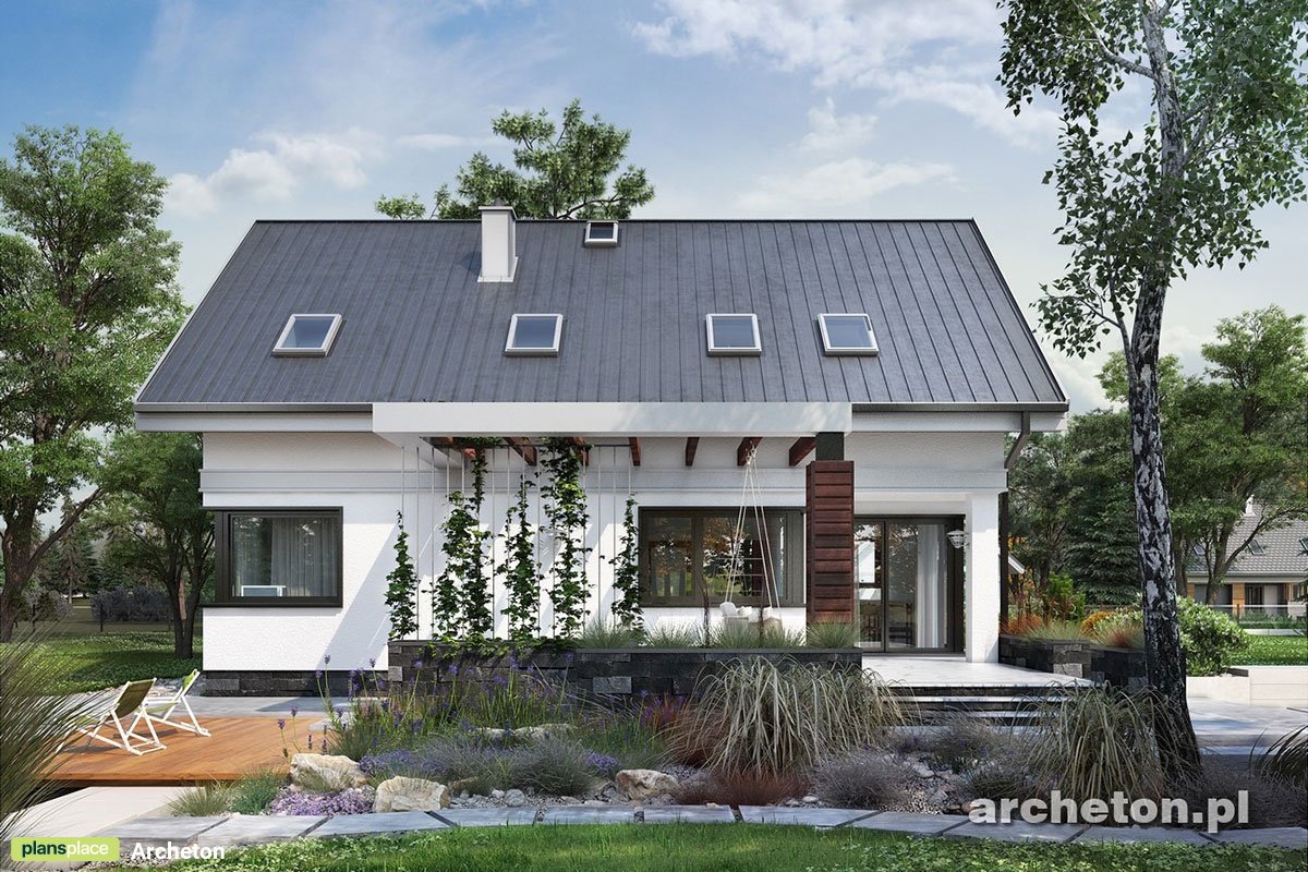 1800 Sq Ft House Plan with Skylight Windows and 5 Bedrooms