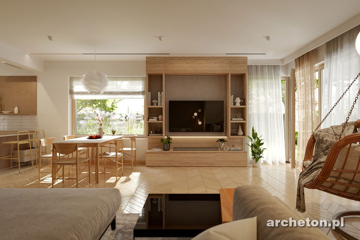 One Level Home Plan with Large Family Room and 2-Car Garage