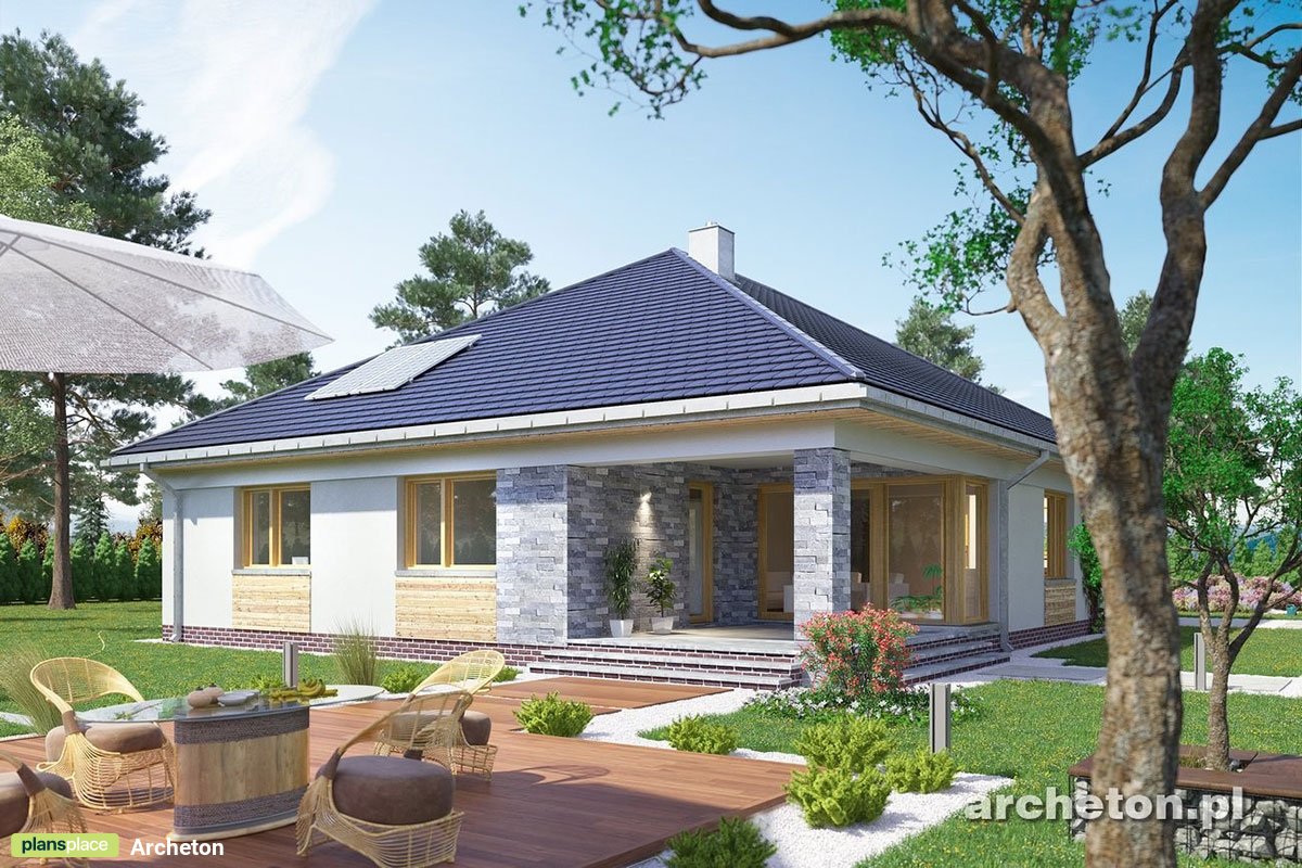 One Level Home Plan with Large Family Room and 2-Car Garage