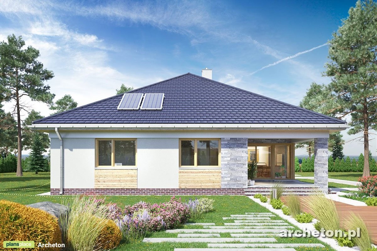 One Level Home Plan with Large Family Room and 2-Car Garage