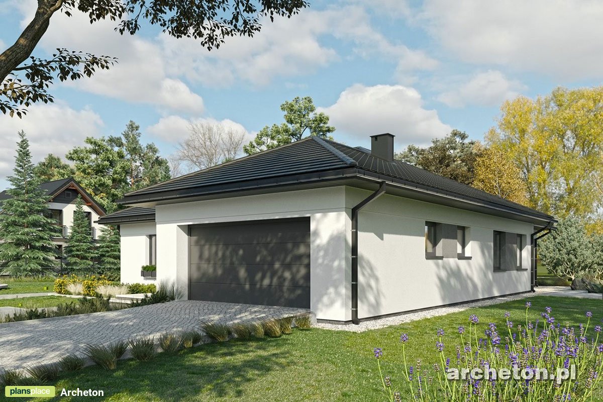 1800 Sq Ft Home Plan with Large Kitchen and 2-Car Garage