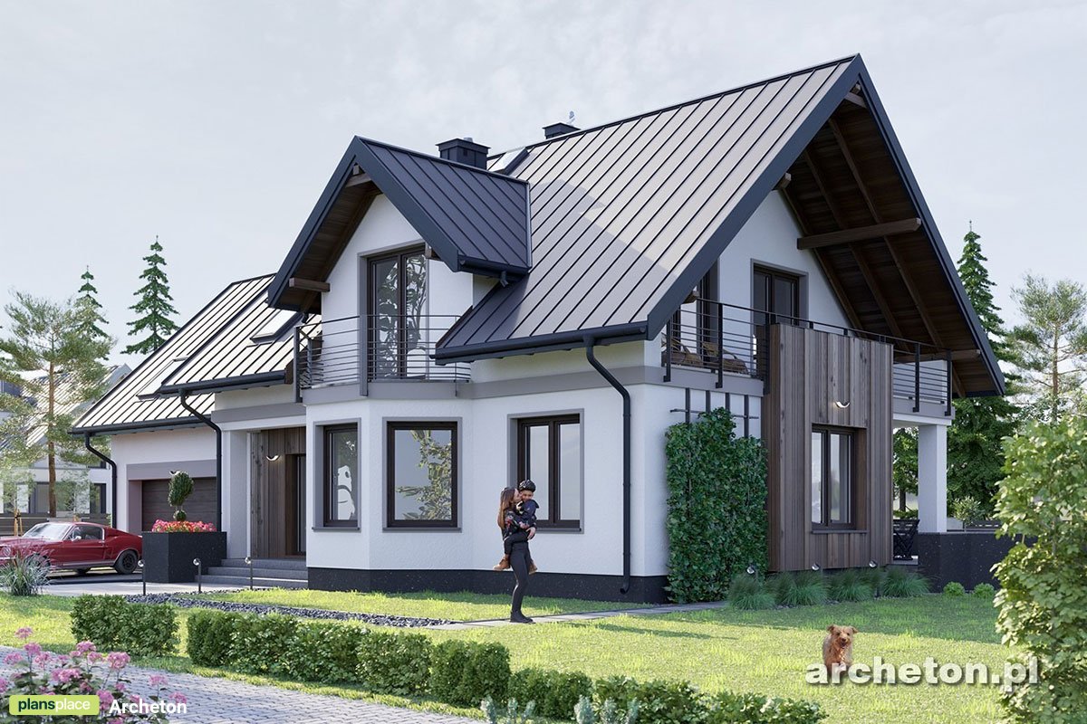 5-Bedroom 2-Story House Plan with Open Concept Kitchen