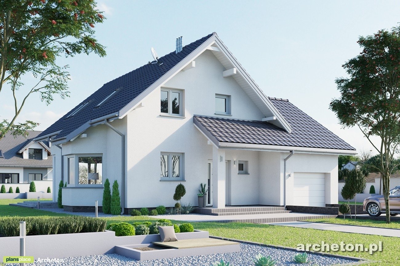 House Plan with Bay Window Breakfast Nook and Fireplace