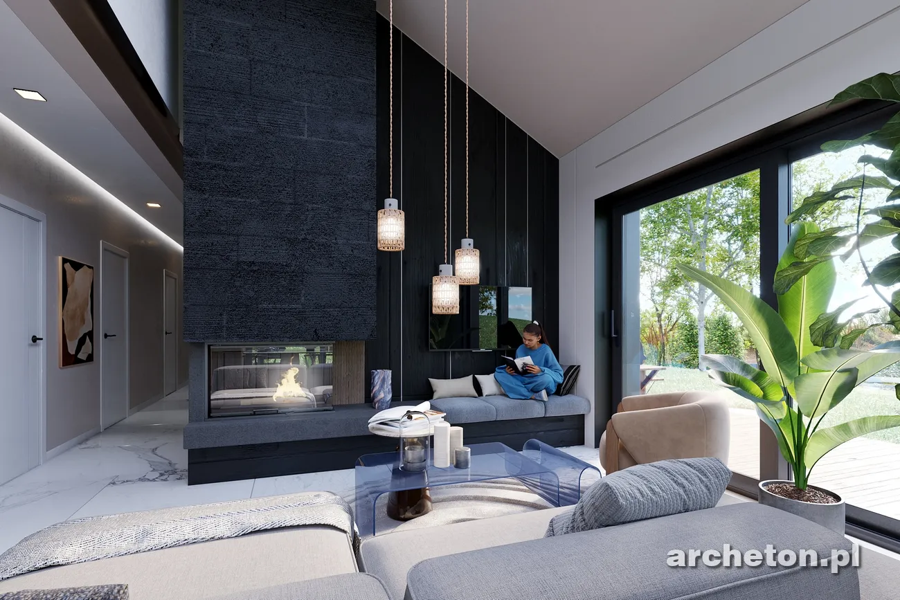 Proiect de casa parter 103 m²: 3 Dormitoare, Birou, 2 Bai, Bucatarie deschisa, fara Garaj