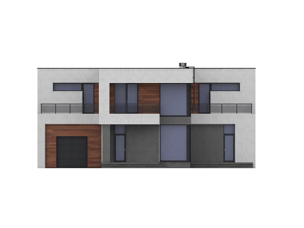 Proiect de casa cu etaj 351 m²: 3 Dormitoare, Birou, 3 Bai, Bucatarie deschisa, fara Garaj