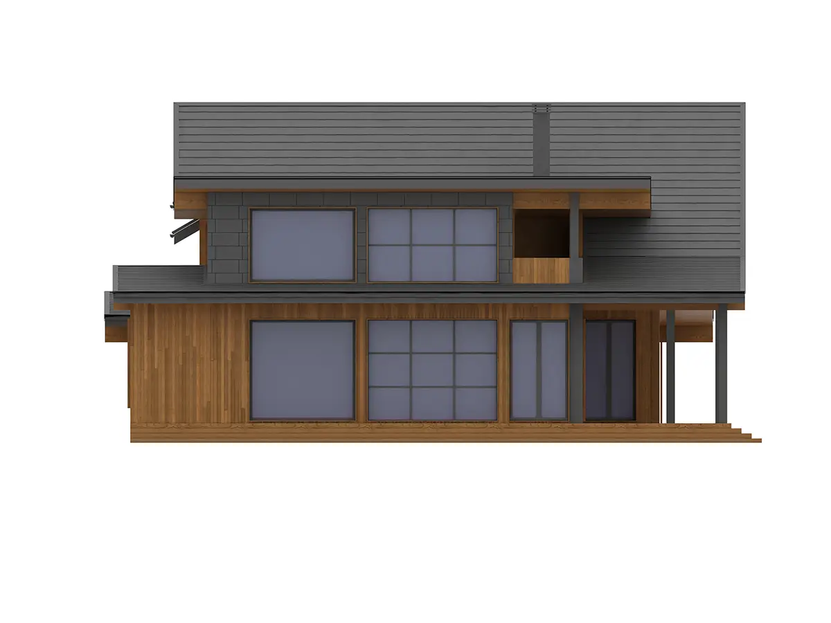 Proiect de casa parter cu mansardă 560 m²: 3 Dormitoare, 5 Bai, fara Garaj