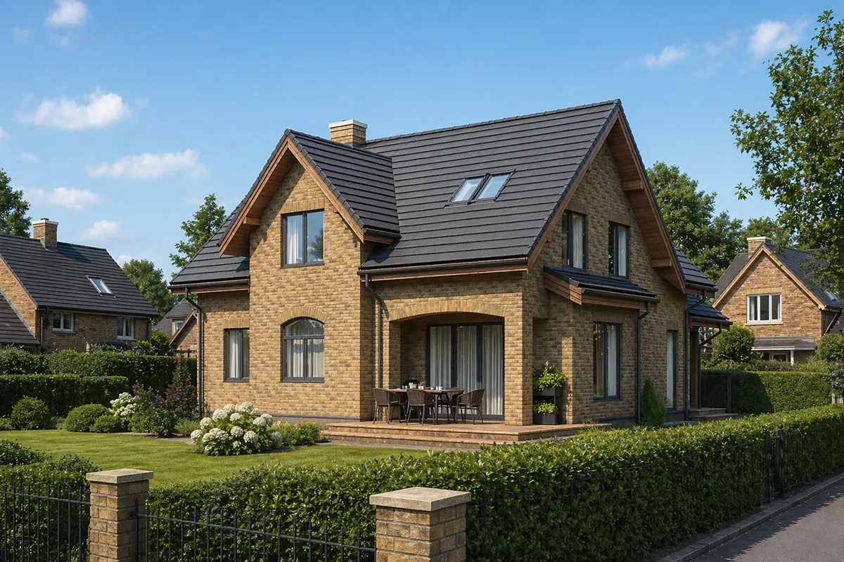 Proiect de casa parter cu mansardă 175 m²: 4 Dormitoare, Birou, 2 Bai, fara Garaj