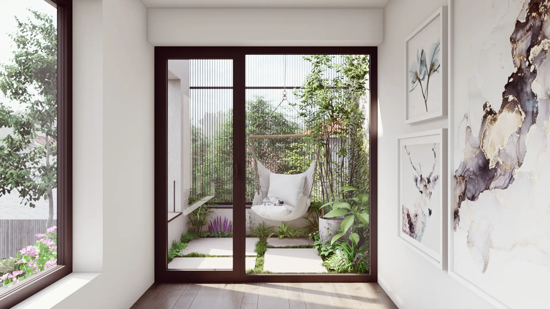 Proiect de casa cu 2 etaje 235 m²: 4 Dormitoare, 3 Bai, fara Garaj
