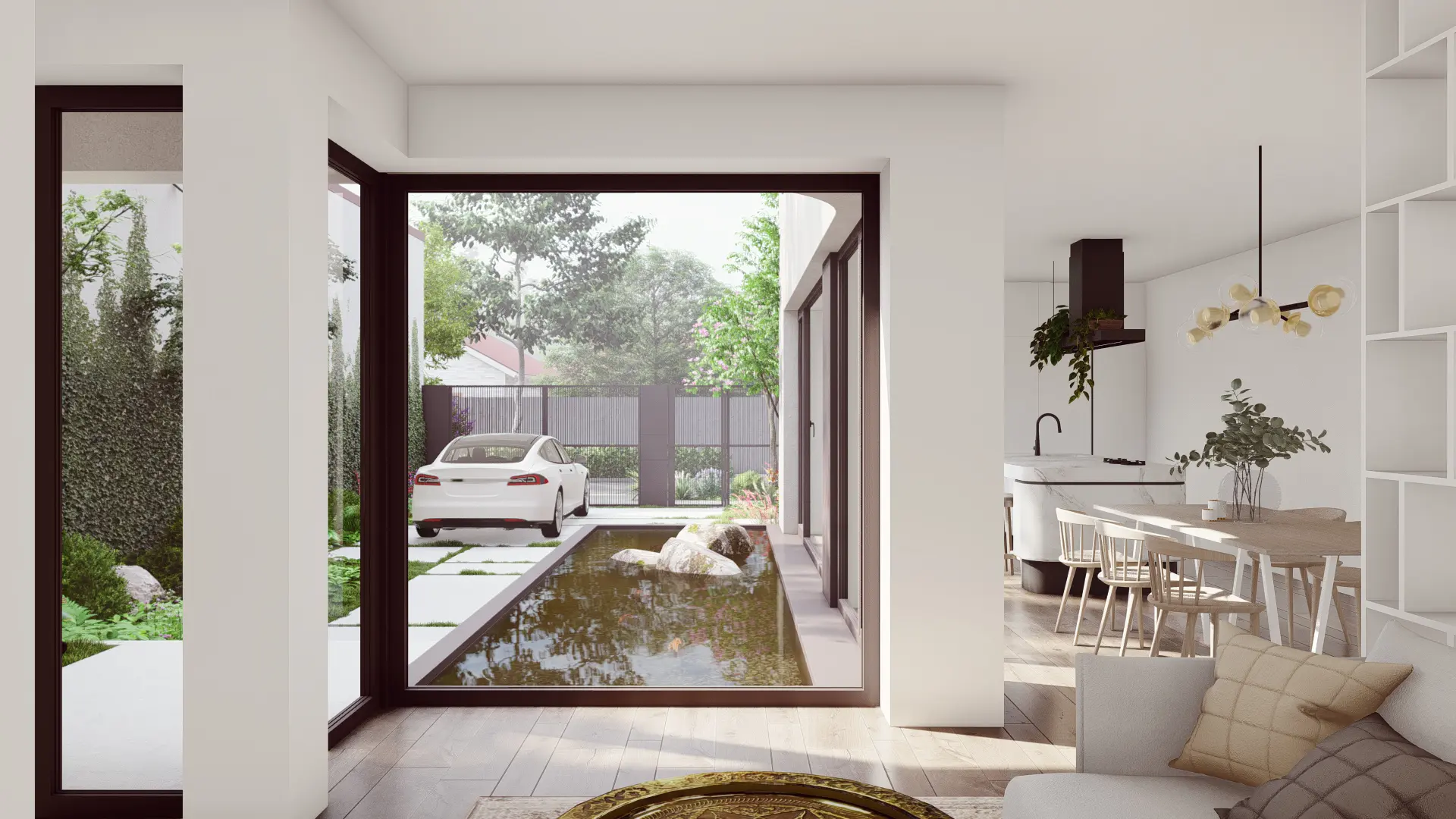 Proiect de casa cu 2 etaje 235 m²: 4 Dormitoare, 3 Bai, fara Garaj