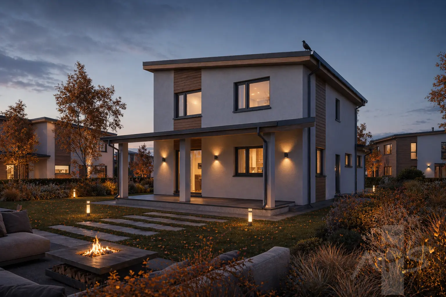 Proiect de casa cu etaj 146 m²: 3 Dormitoare, 2 Bai, Garaj