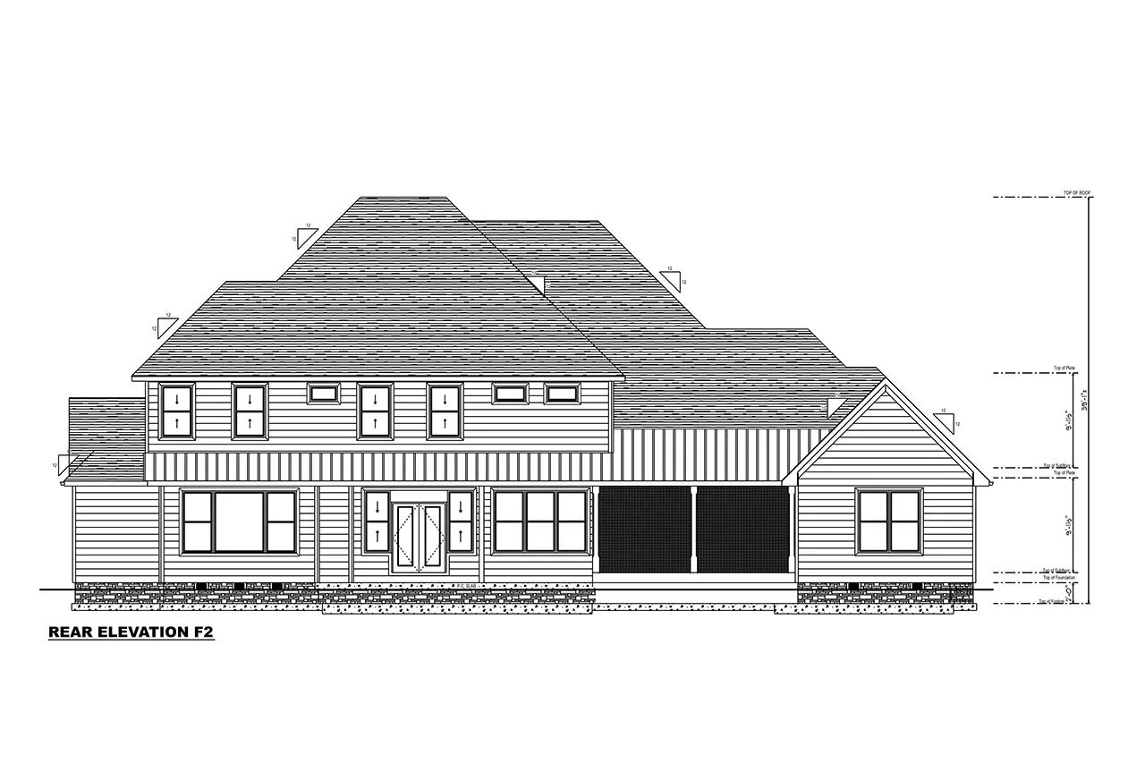 Proiect de casa parter cu mansardă 502 m²: 4 Dormitoare, Birou, 7 Bai, Bucatarie deschisa, Garaj