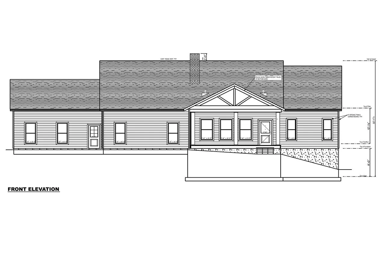 Proiect de casa parter + demisol 555 m²: 3 Dormitoare, Birou, 4 Bai, Garaj