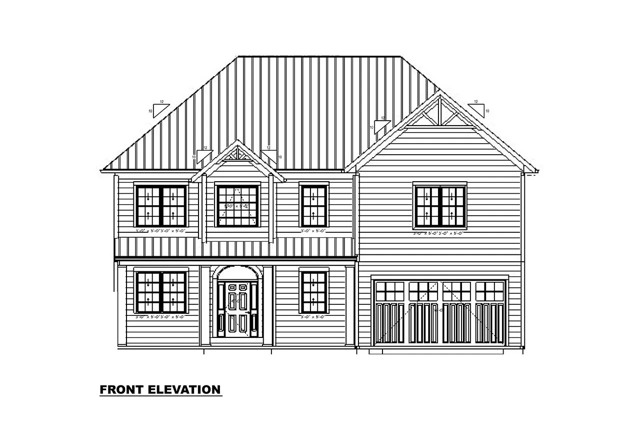 Proiect de casa cu etaj + demisol 407 m²: 5 Dormitoare, Birou, 5 Bai, Bucatarie deschisa, Garaj