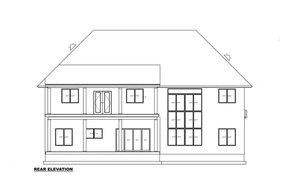 Proiect de casa cu etaj 553 m²: 5 Dormitoare, Birou, 5 Bai, Bucatarie deschisa, Garaj
