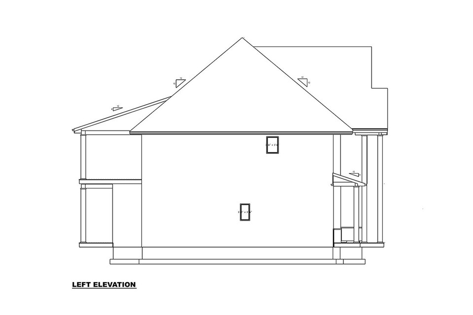 Proiect de casa cu etaj 553 m²: 5 Dormitoare, Birou, 5 Bai, Bucatarie deschisa, Garaj