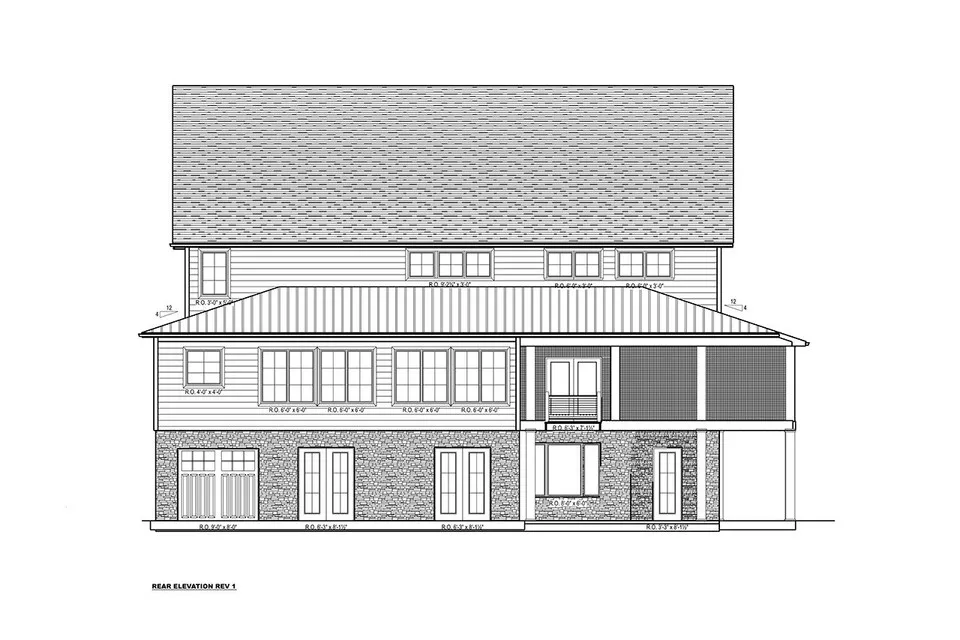 Proiect de casa cu etaj + demisol 665 m²: 4 Dormitoare, Birou, 7 Bai, Bucatarie deschisa, Garaj