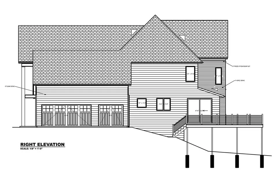 Proiect de casa parter cu mansardă + demisol 520 m²: 4 Dormitoare, 5 Bai, Bucatarie deschisa, Garaj